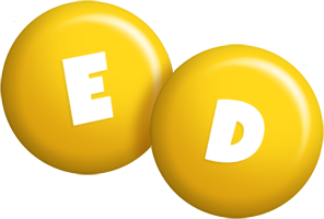 Ed candy-yellow logo