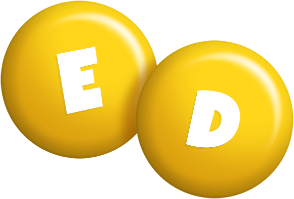 Ed candy-yellow logo
