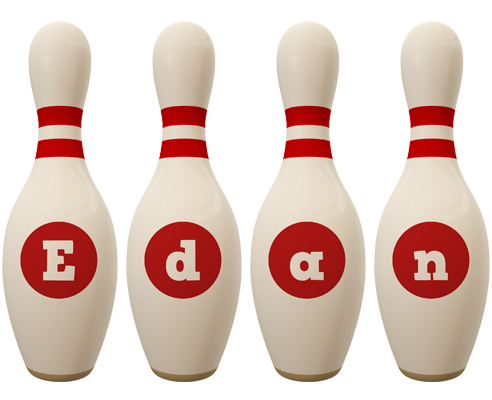 Edan bowling-pin logo