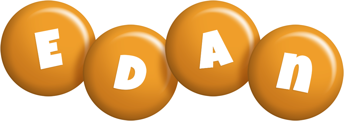 Edan candy-orange logo