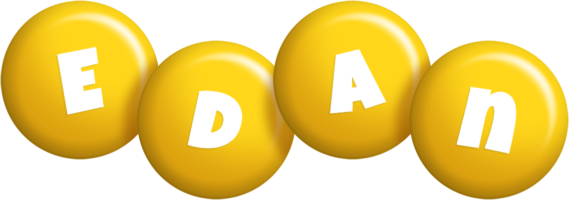 Edan candy-yellow logo