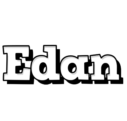 Edan snowing logo