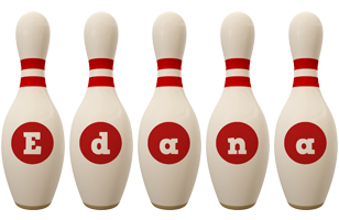 Edana bowling-pin logo