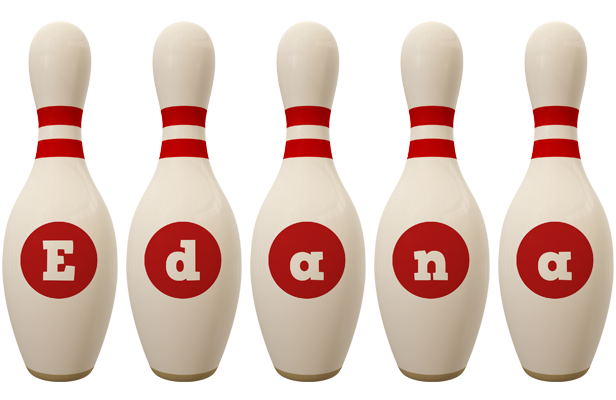 Edana bowling-pin logo