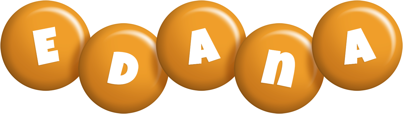 Edana candy-orange logo