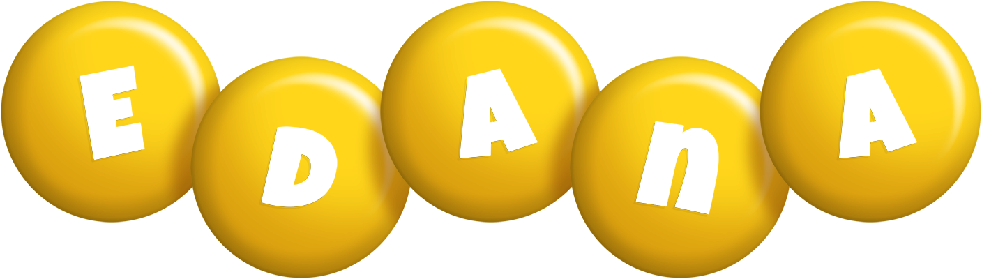 Edana candy-yellow logo