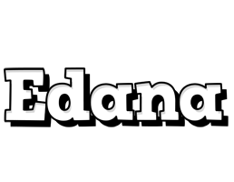 Edana snowing logo