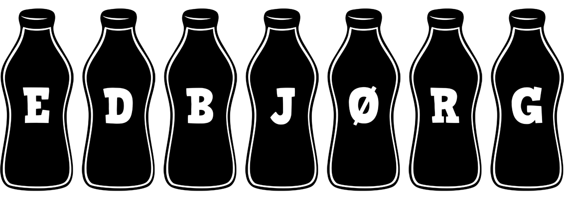 Edbjørg bottle logo