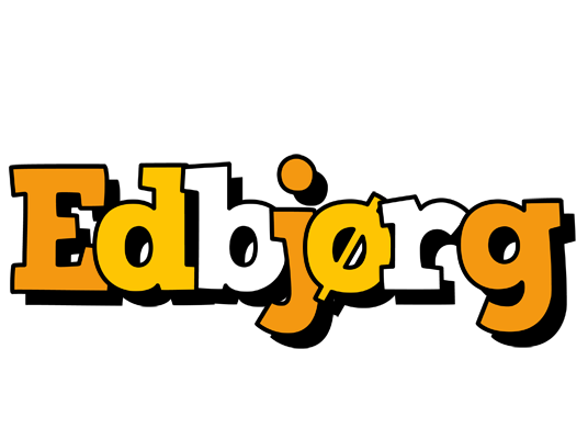 Edbjørg cartoon logo