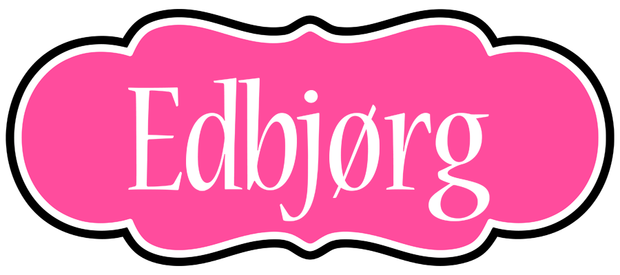 Edbjørg invitation logo