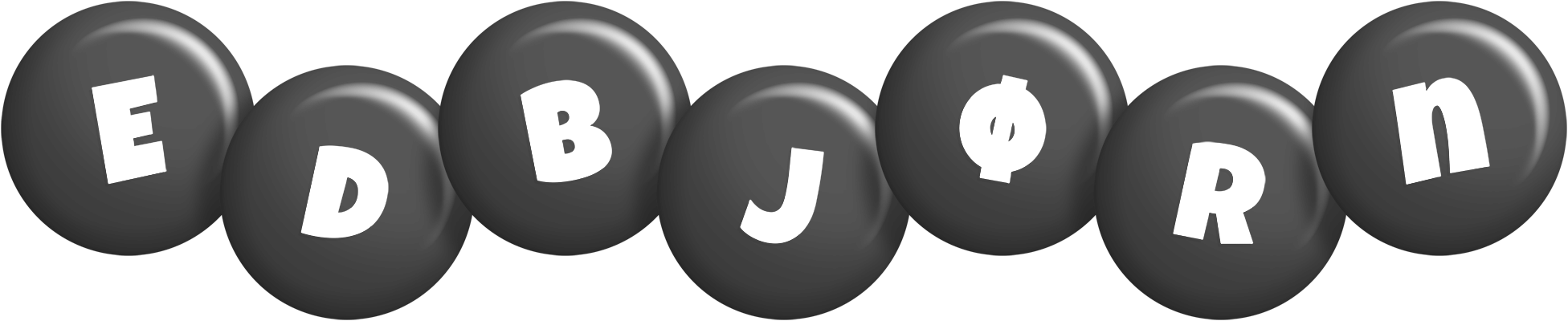 Edbjørn candy-black logo
