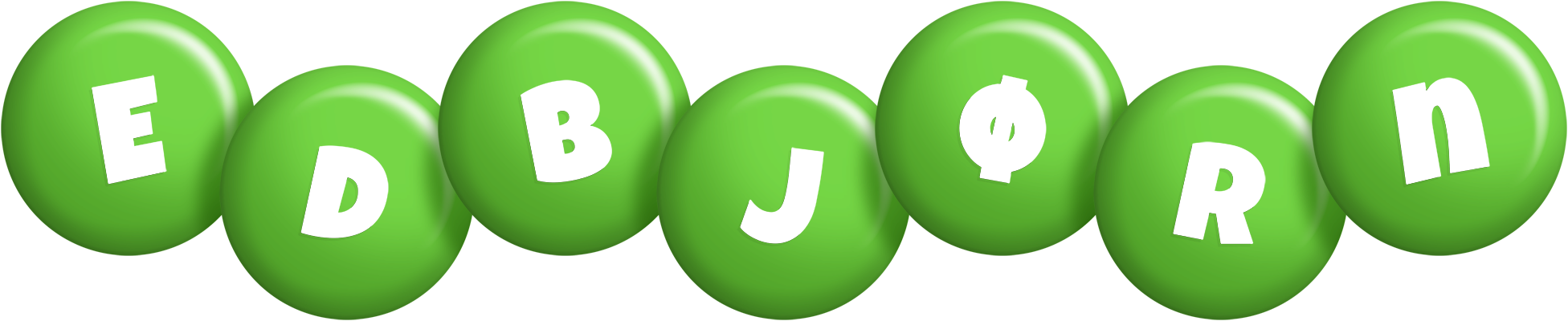 Edbjørn candy-green logo