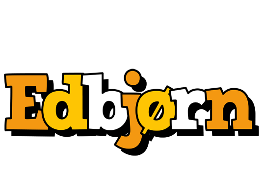 Edbjørn cartoon logo