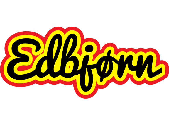 Edbjørn flaming logo