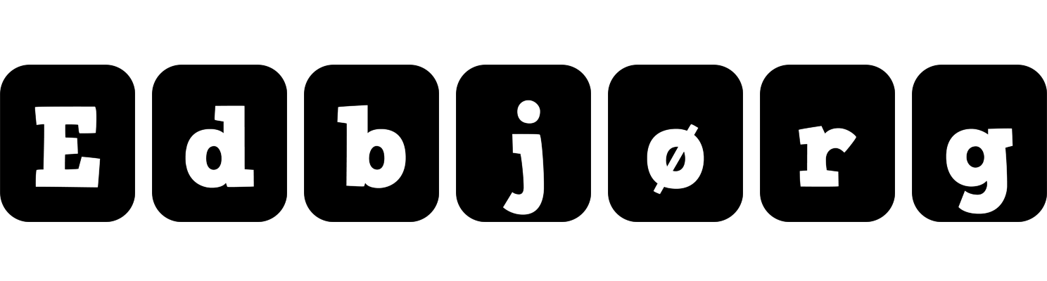 Edbjørg box logo