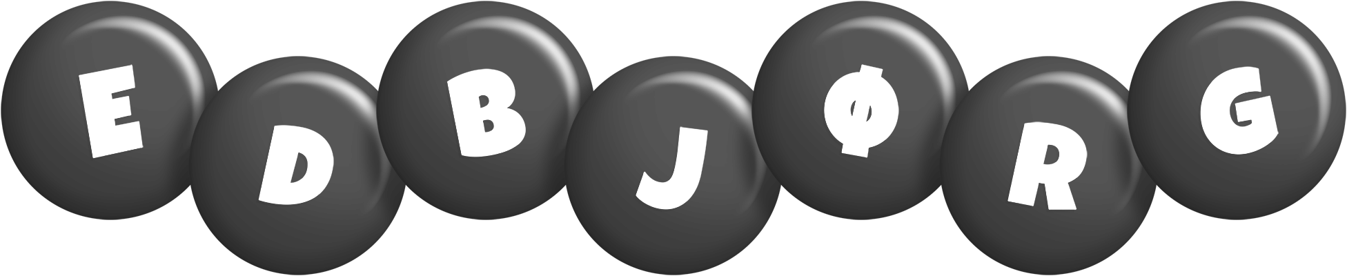 Edbjørg candy-black logo