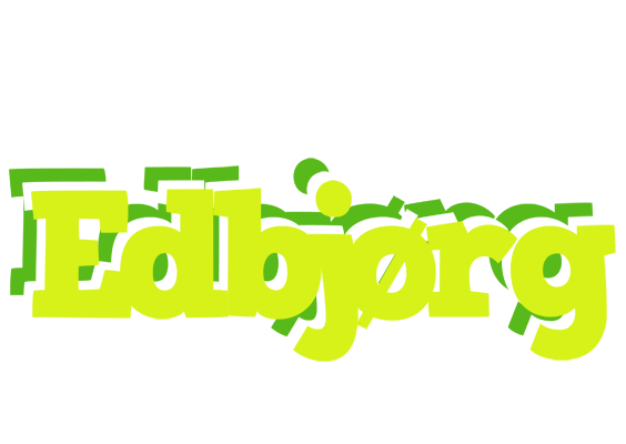 Edbjørg citrus logo