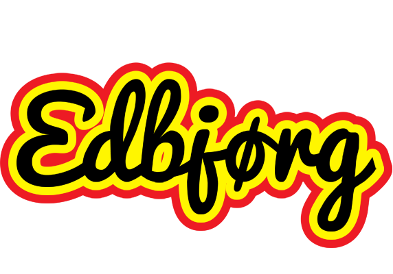 Edbjørg flaming logo