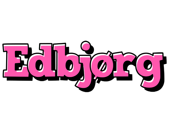 Edbjørg girlish logo