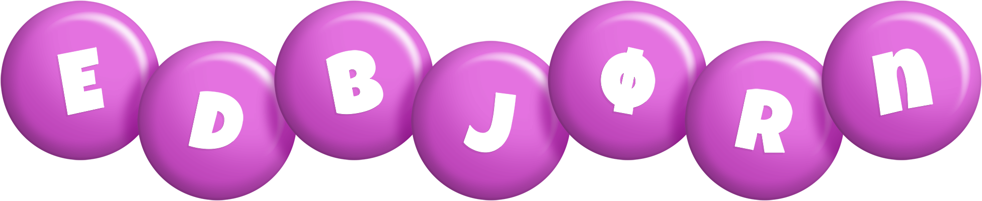 Edbjørn candy-purple logo