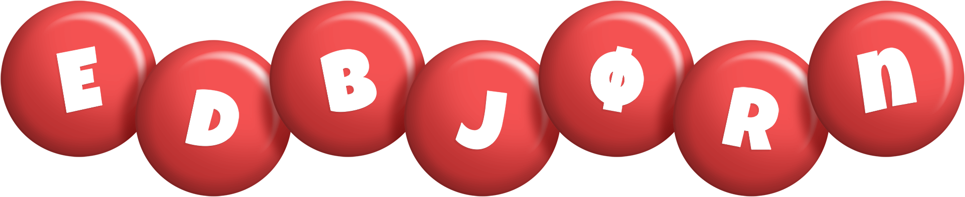 Edbjørn candy-red logo
