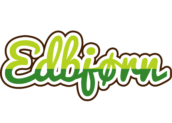 Edbjørn golfing logo