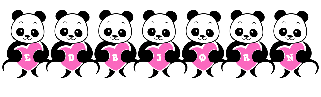 Edbjørn love-panda logo