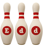 Edd bowling-pin logo