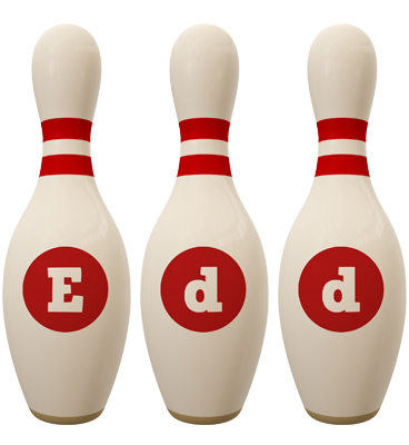 Edd bowling-pin logo