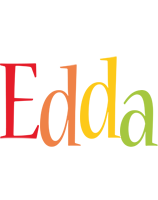 Edda birthday logo