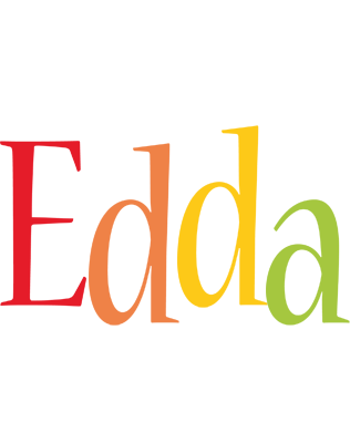 Edda birthday logo