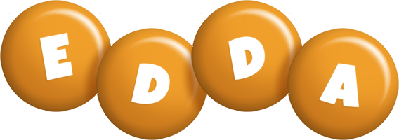 Edda candy-orange logo