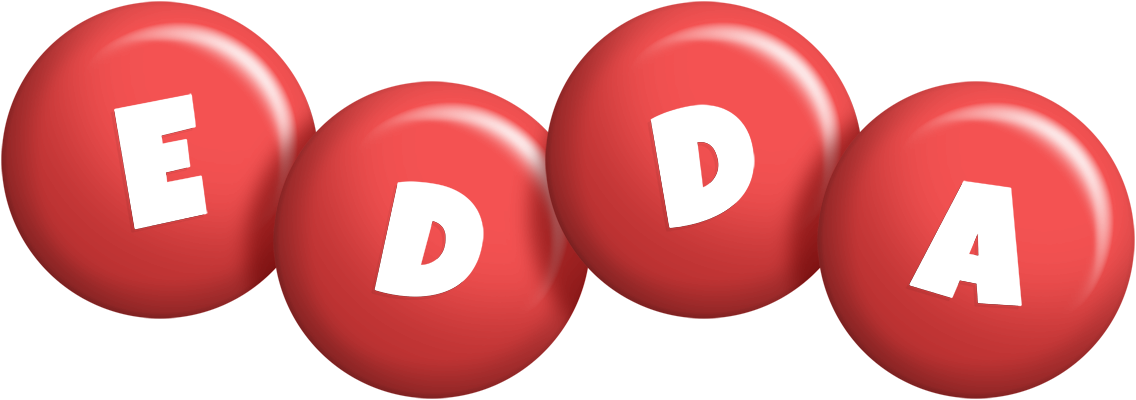 Edda candy-red logo