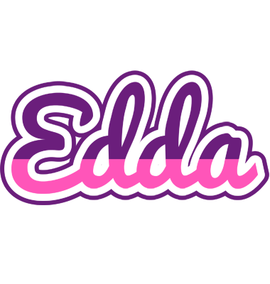 Edda cheerful logo