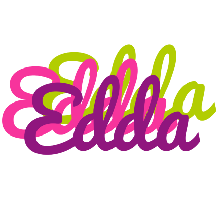 Edda flowers logo