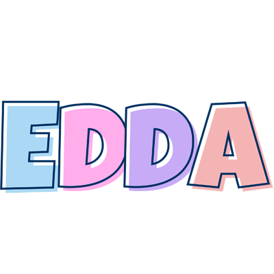Edda pastel logo