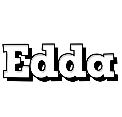 Edda snowing logo