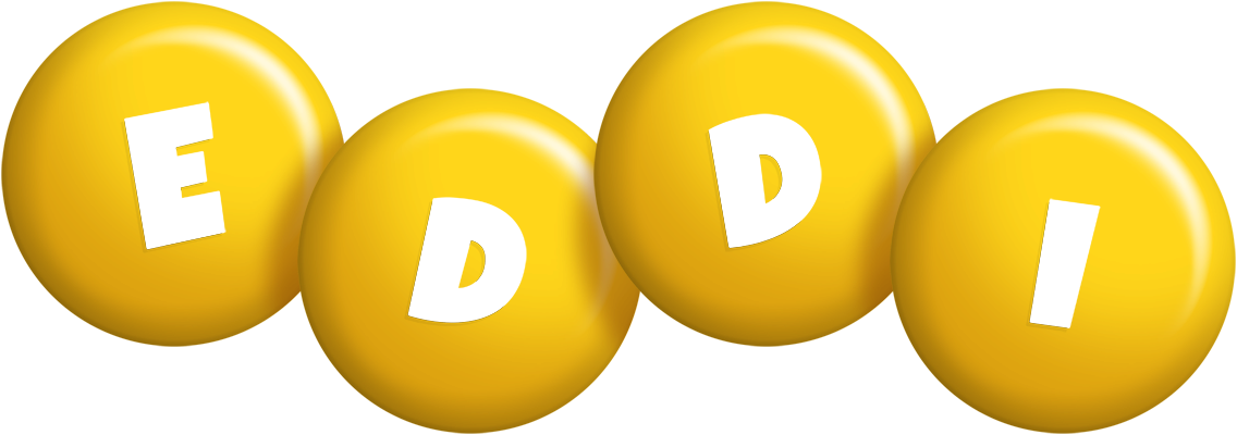 Eddi candy-yellow logo