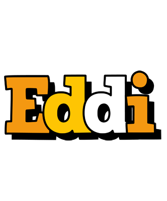 Eddi cartoon logo