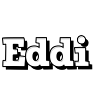 Eddi snowing logo