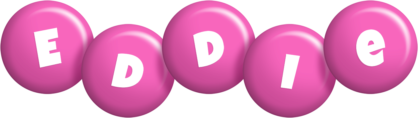 Eddie candy-pink logo