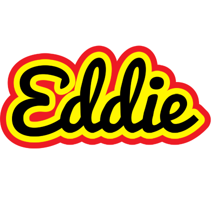 Eddie flaming logo