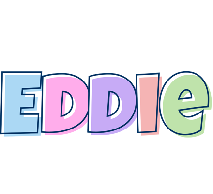 Eddie pastel logo