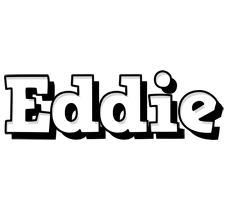 Eddie snowing logo
