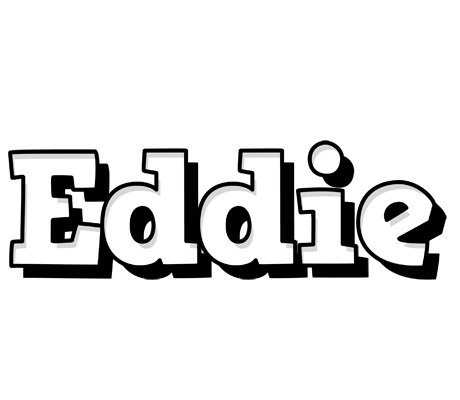 Eddie snowing logo