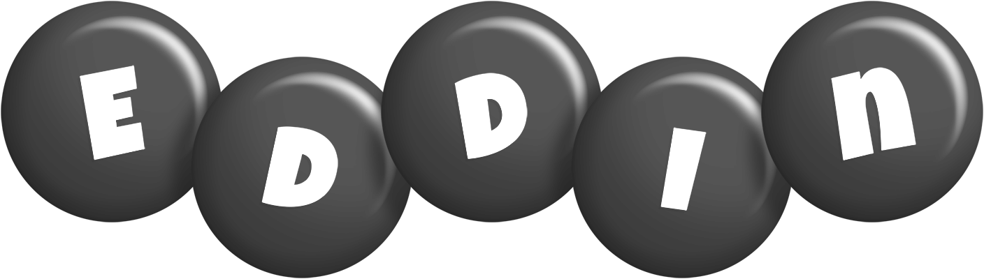Eddin candy-black logo