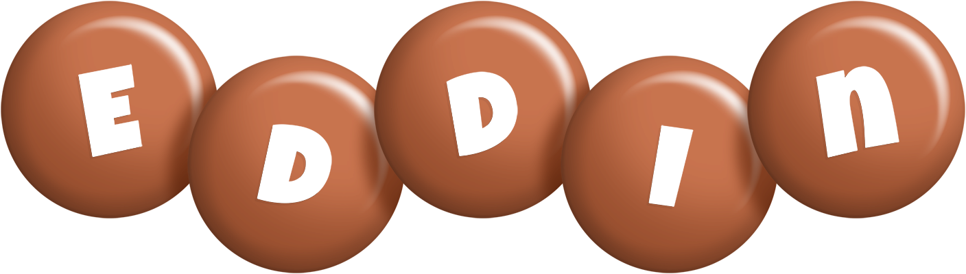 Eddin candy-brown logo