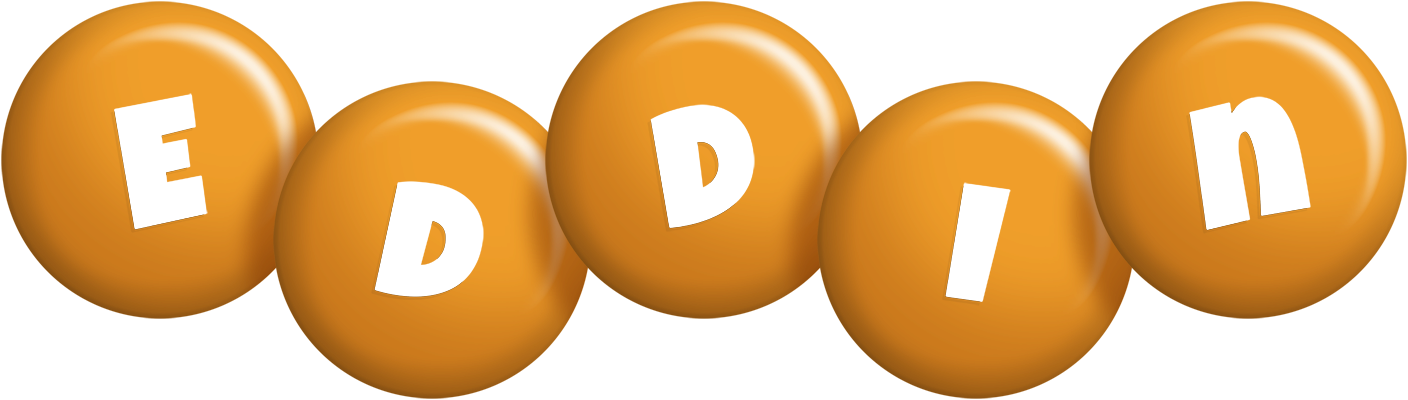 Eddin candy-orange logo