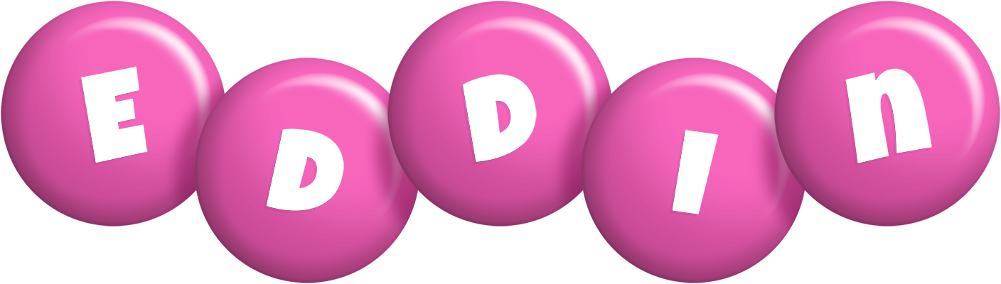 Eddin candy-pink logo