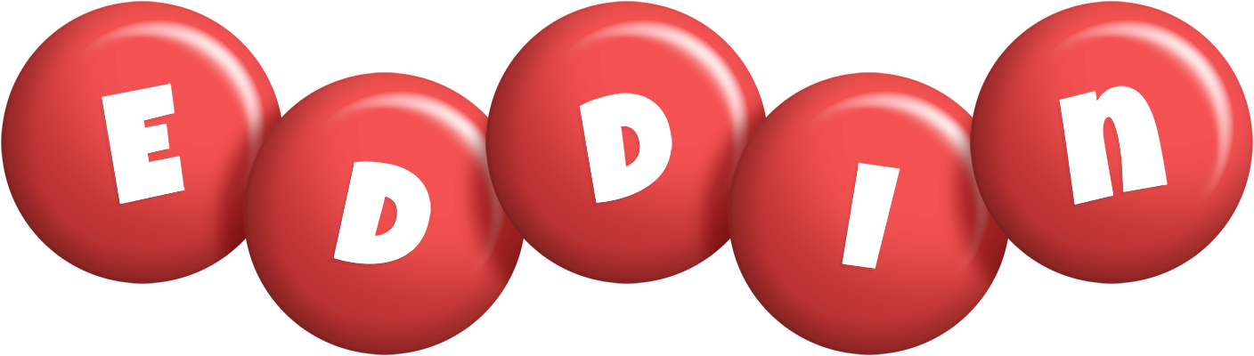 Eddin candy-red logo